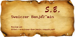 Sveiczer Benjámin névjegykártya