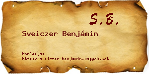 Sveiczer Benjámin névjegykártya